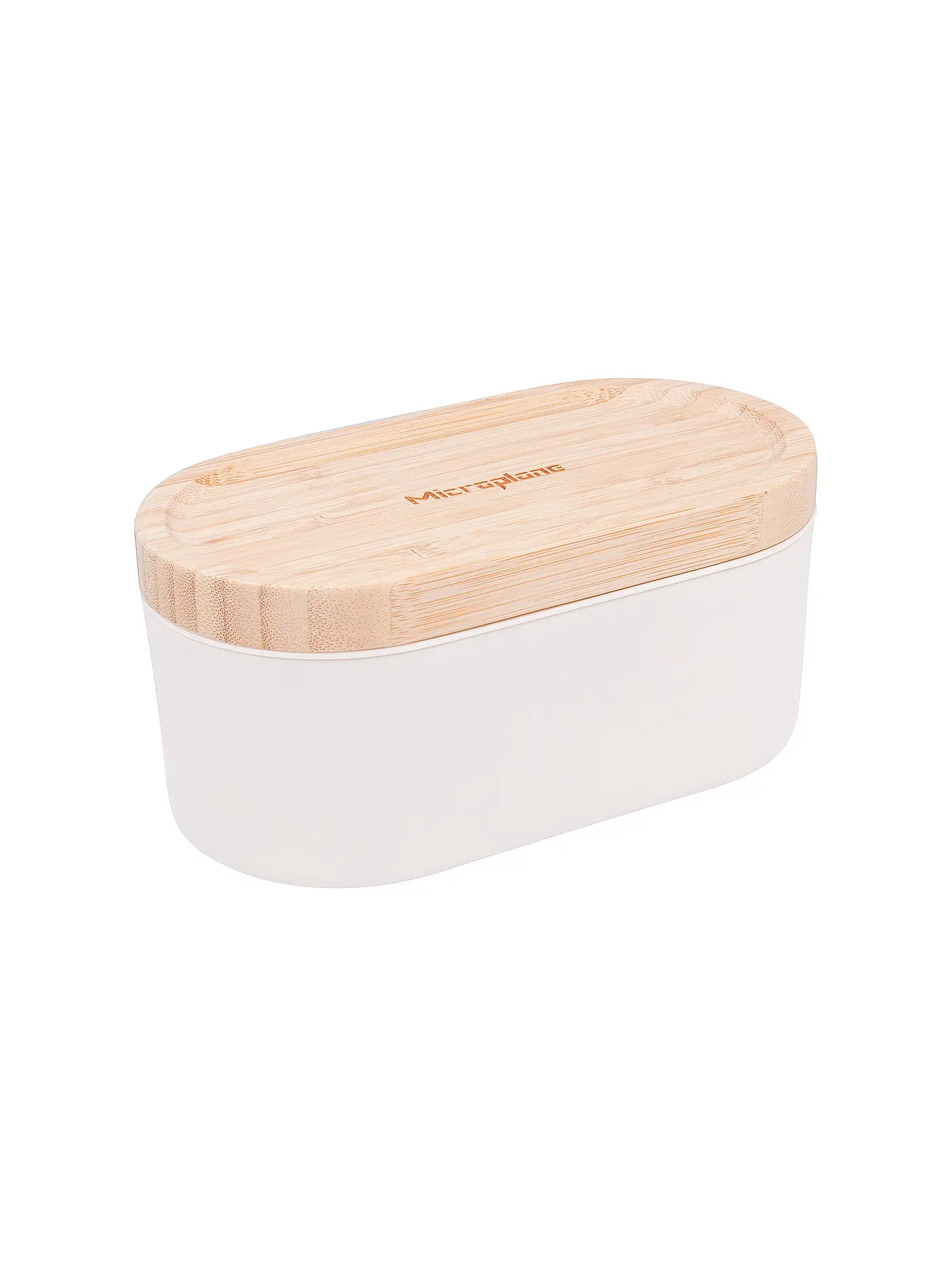 MICROPLANE | Handreibe mit Auffangbehälter Cashmere / Bamboo | 